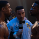 Michael B. Jordan, left; Jonathan Majors.